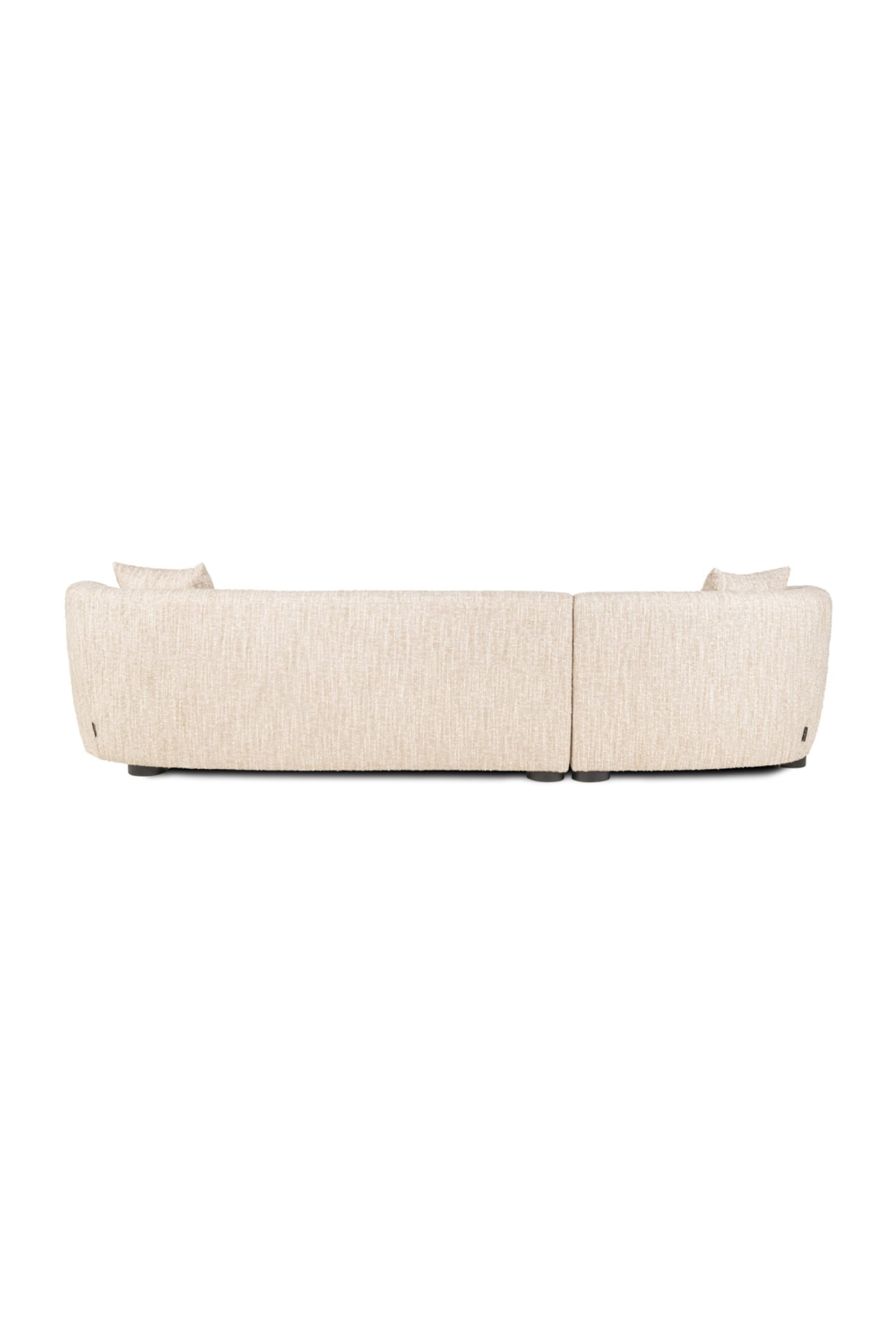 Beige Curved Lounge Sofa | Richmond Interiors Pandora | Oroa.com