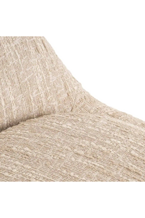 Rounded Seat Beige Lounge Chair | Richmond Interiors Arlanda | Oroa.com