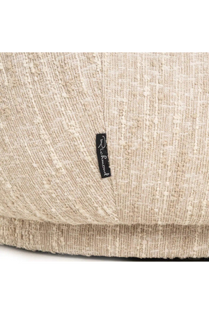 Rounded Seat Beige Lounge Chair | Richmond Interiors Arlanda | Oroa.com