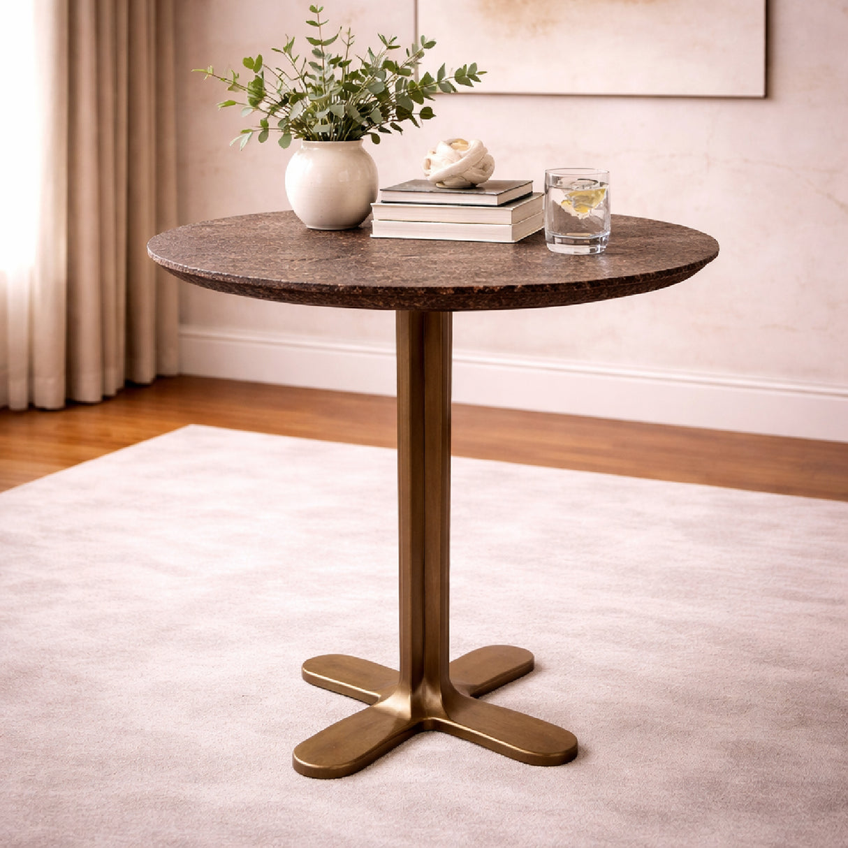   Brown Mango Wood Bar Table | Oroa.com