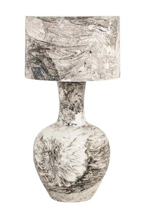 Black & White Swirl Table Lamp | Richmond Interiors Cecile | Oroa.com