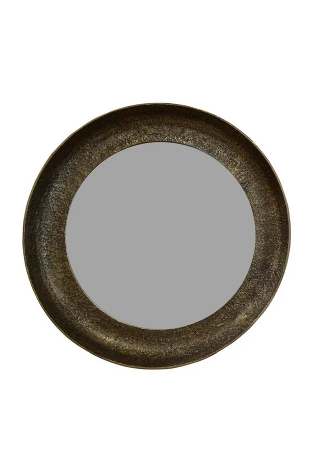 Aged Gold Round Mirror | Richmond Interiors Laraya | Oroa.com