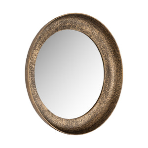   Aged Gold Round Mirror | Oroa.com