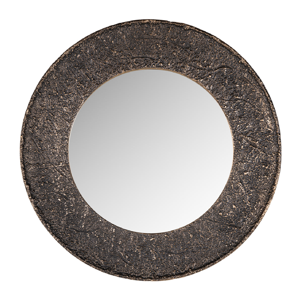   Contract furniture - Round Bronze Mirror - www.oroatrade.com | Oroa.com