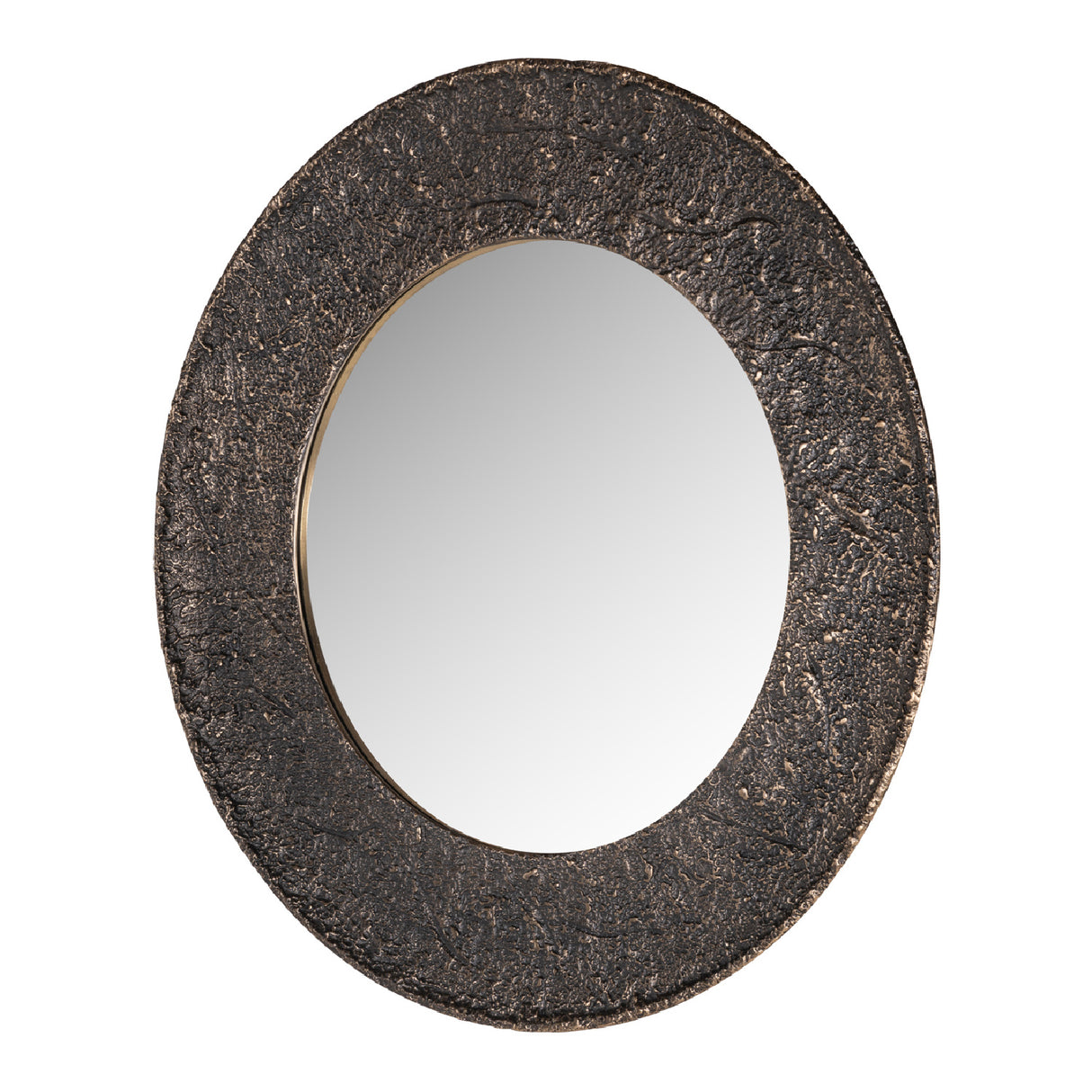   Contract furniture - Round Bronze Mirror - www.oroatrade.com | Oroa.com
