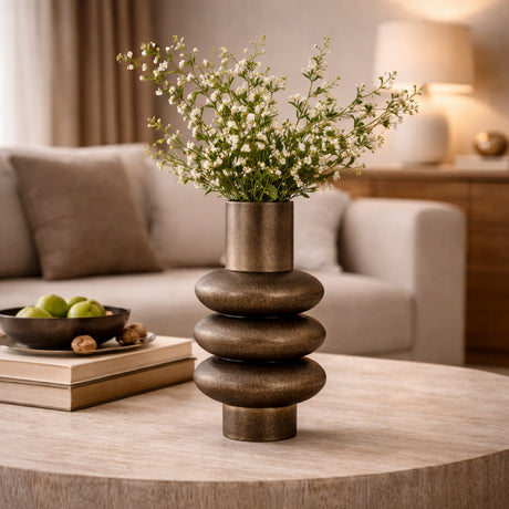   Antique Brass Layered Base | Oroa.com