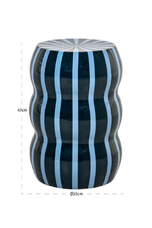 Stripes Iron Side Table | Richmond Interiors Boyd | Oroa.com