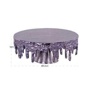   Lavender Aluminum Cake Plate | Oroa.com