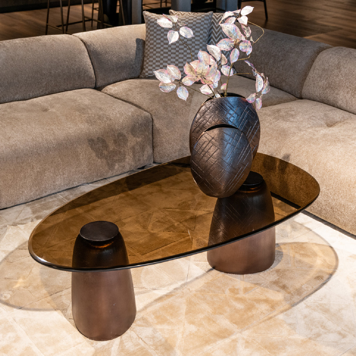   Bronze Base Coffee Table | Oroa.com