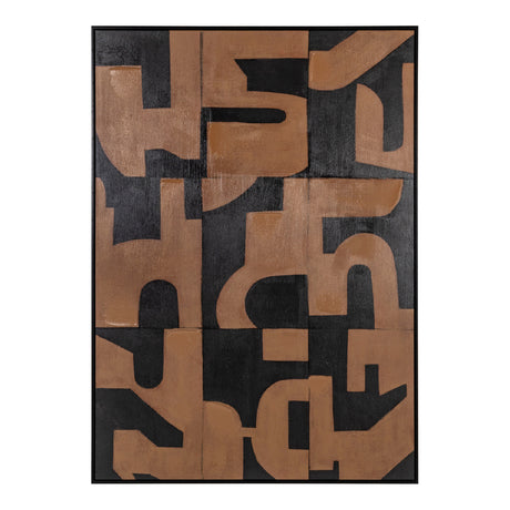   Brown Abstract Wall Art | Oroa.com