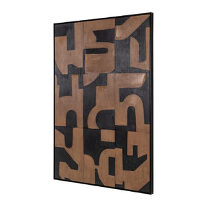   Brown Abstract Wall Art | Oroa.com