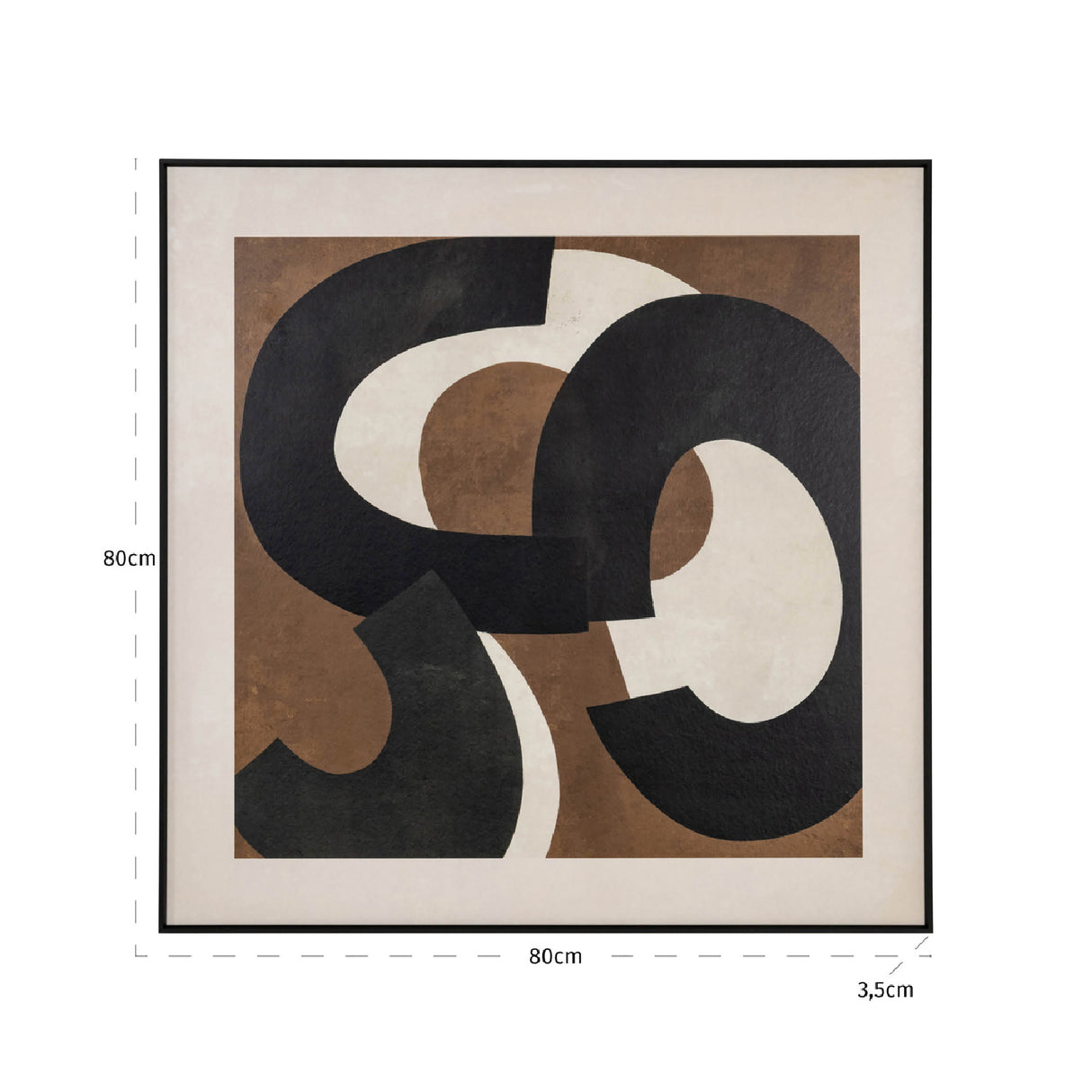   Brown Modern Minimalist Wall Art | Oroa.com