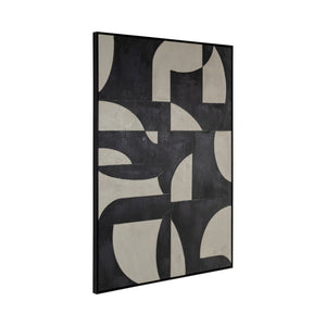   Black Geometrical Pattern Wall Art | Oroa.com