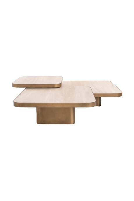 Glass/Ceramic Coffee Table Set (3) | Richmond Interiors Cumulus | Oroa.com
