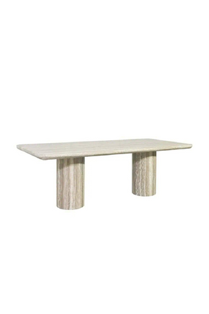 Gray Travertine Dining Table | Richmond Interiors Nebula | Oroa.com