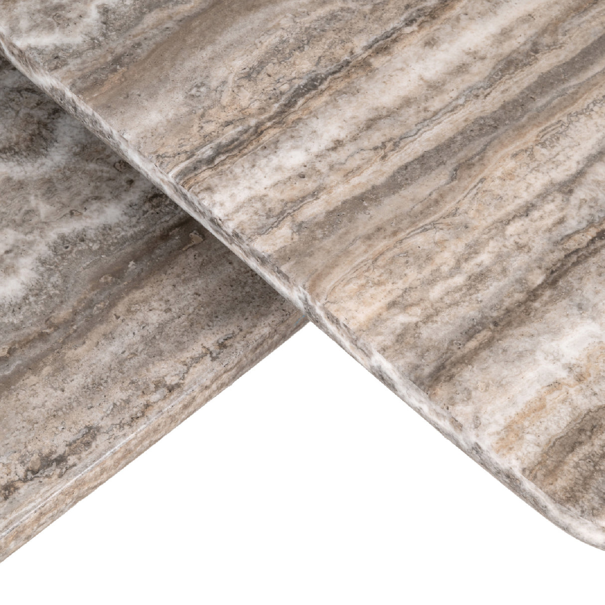   Gray Travertine Coffee Tables (2) | Oroa.com