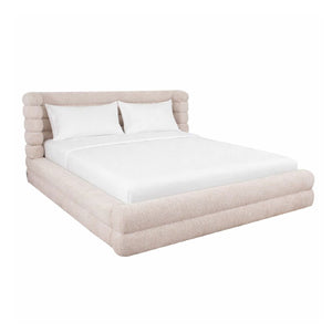   Modern European furniture - Cream Channeled Storage Bed - www.oroa.com | Oroa.com