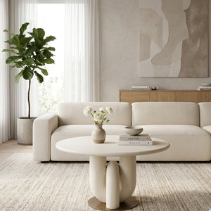   White Round Dining Table | Oroa.com