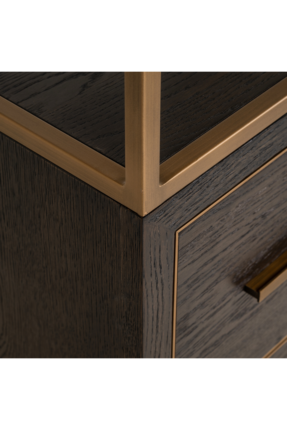 Brown Oak Wall Cabinet | Richmond Interiors Carter | Oroa.com