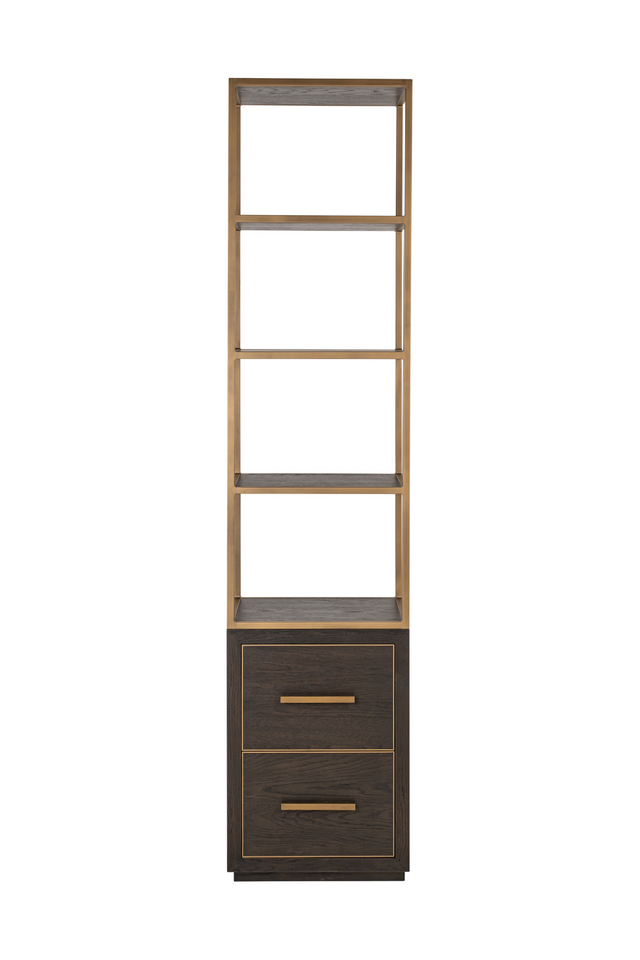 Brown Oak Wall Cabinet | Richmond Interiors Carter | Oroa.com