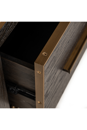 Brown Oak Wall Cabinet | Richmond Interiors Carter | Oroa.com