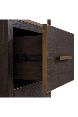 Brown Oak Wall Cabinet | Richmond Interiors Carter | Oroa.com