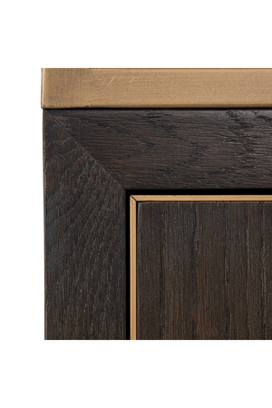 Brown Oak Wall Cabinet | Richmond Interiors Carter | Oroa.com