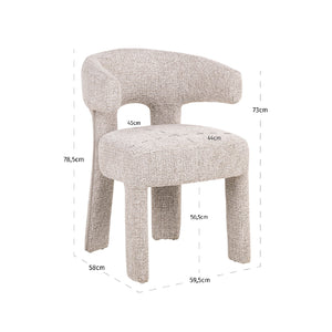   Fully-Upholstered Dining Chair | Oroa.com