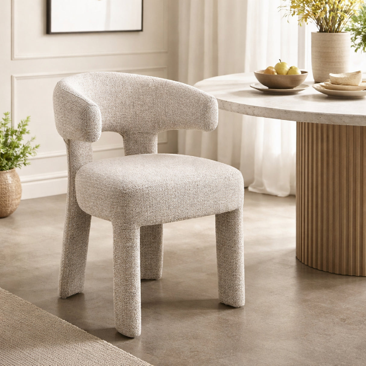   Fully-Upholstered Dining Chair | Oroa.com