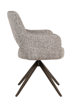 Cut-Out Swivel Dining Armchair | Richmond Interiors Ginerva | Oroa.com