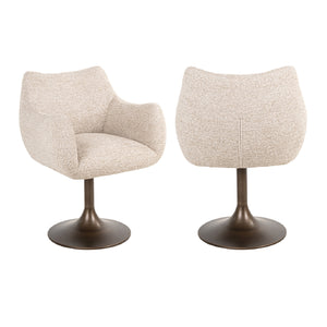   Modern European furniture - Upholstered Dining Swivel Chair - www.oroa.com | Oroa.com