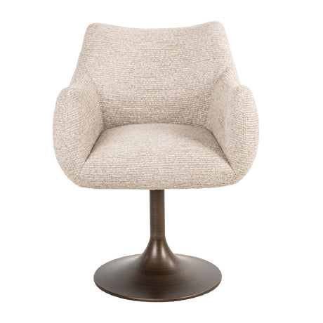   Modern European furniture - Upholstered Dining Swivel Chair - www.oroa.com | Oroa.com