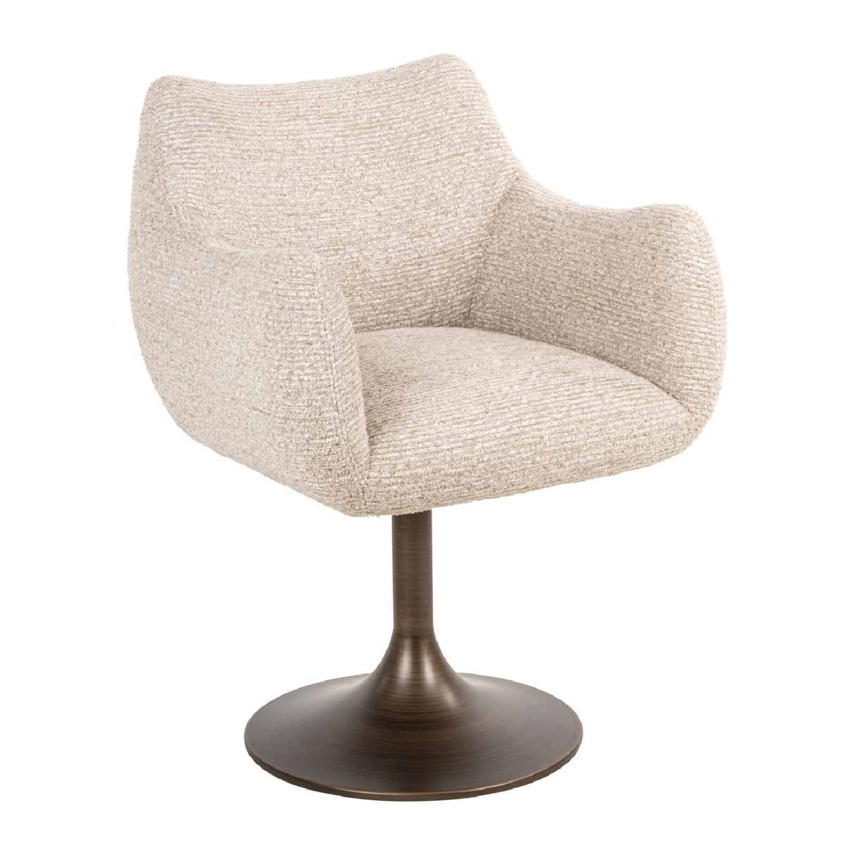   Modern European furniture - Upholstered Dining Swivel Chair - www.oroa.com | Oroa.com
