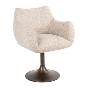   Modern European furniture - Upholstered Dining Swivel Chair - www.oroa.com | Oroa.com