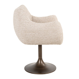   Modern European furniture - Upholstered Dining Swivel Chair - www.oroa.com | Oroa.com