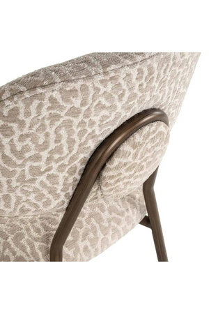 Beige Leopard Print Counter Stools (2) | Richmond Interiors Xenia | Oroa.com