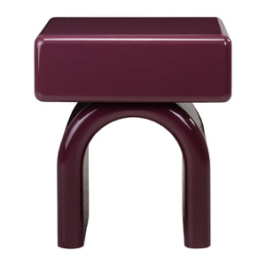   Modern European furniture - Modern Arched 1-Drawer Nightstand - www.oroa.com | Oroa.com