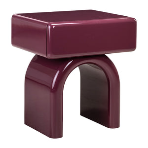   Modern European furniture - Modern Arched 1-Drawer Nightstand - www.oroa.com | Oroa.com