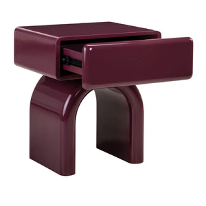   Modern European furniture - Modern Arched 1-Drawer Nightstand - www.oroa.com | Oroa.com