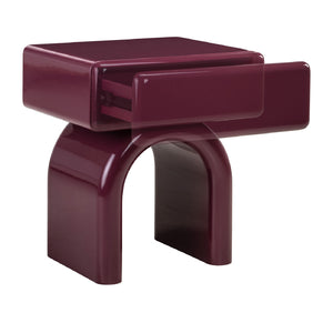   Modern European furniture - Modern Arched 1-Drawer Nightstand - www.oroa.com | Oroa.com