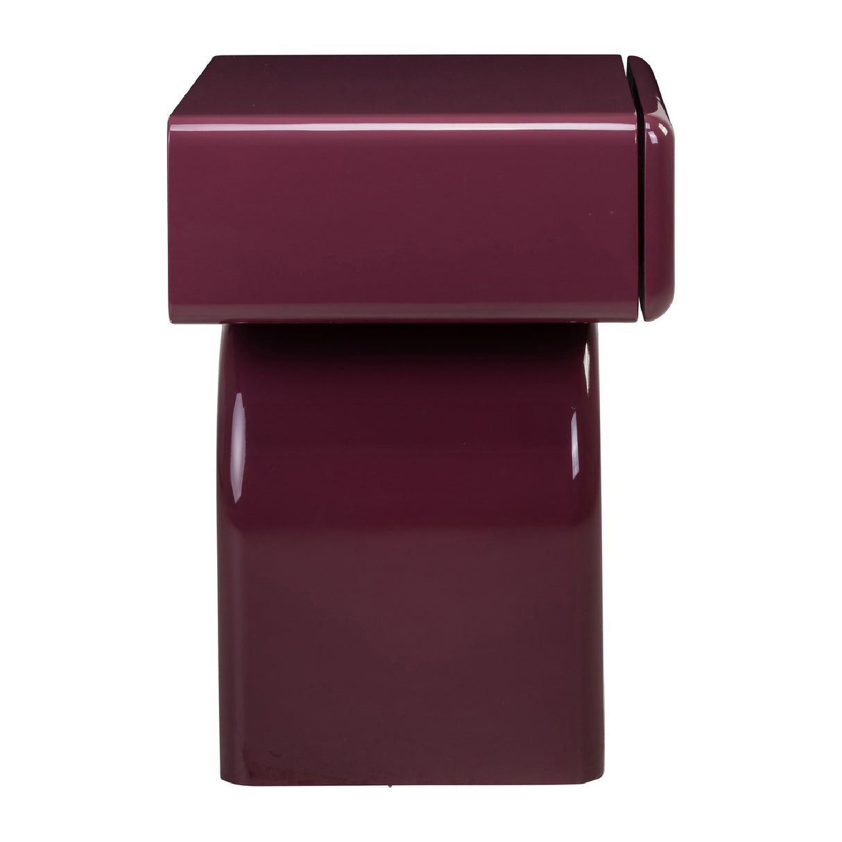   Modern European furniture - Modern Arched 1-Drawer Nightstand - www.oroa.com | Oroa.com