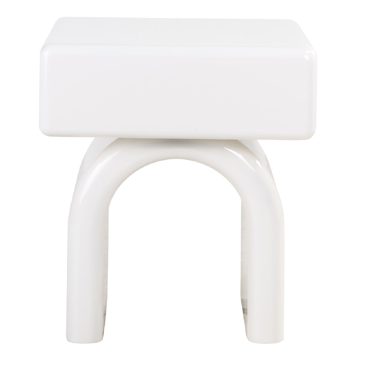   Modern European furniture - Modern Arched 1-Drawer Nightstand - www.oroa.com | Oroa.com