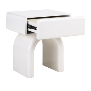   Modern European furniture - Modern Arched 1-Drawer Nightstand - www.oroa.com | Oroa.com