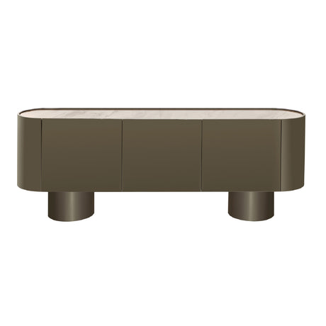   Modern European furniture - Green 3-Door Sideboard - www.oroa.com | Oroa.com