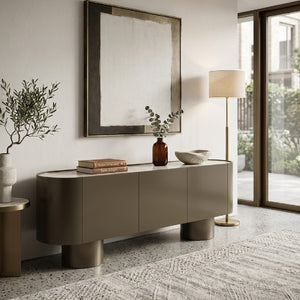   Modern European furniture - Green 3-Door Sideboard - www.oroa.com | Oroa.com