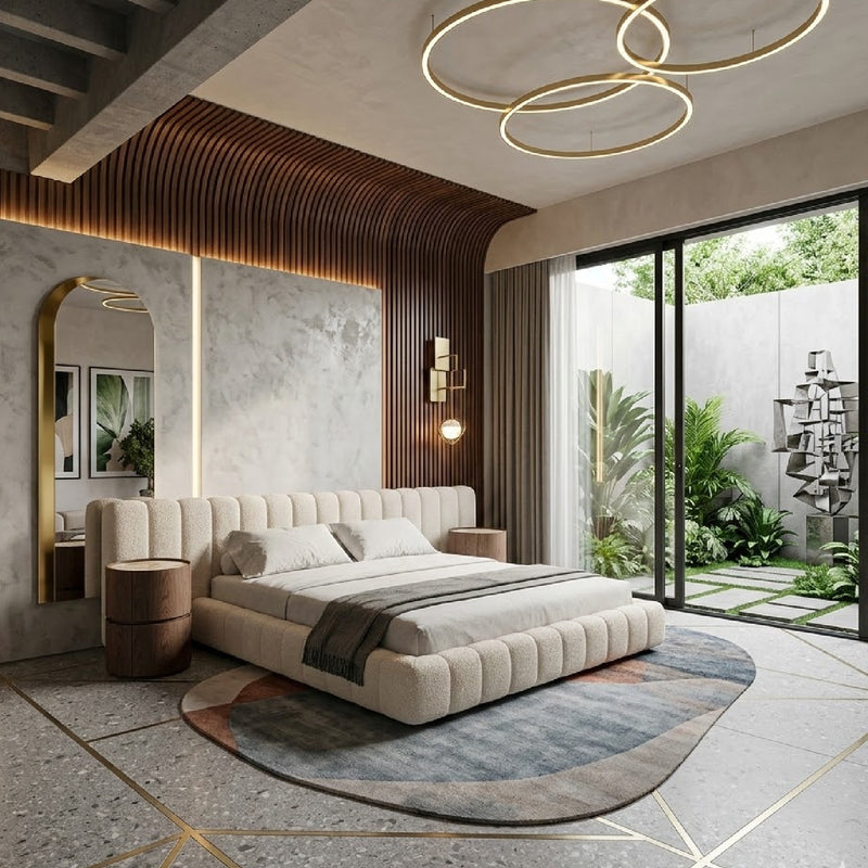   Modern European furniture - Round 2-Drawer Nightstand - www.oroa.com | Oroa.com