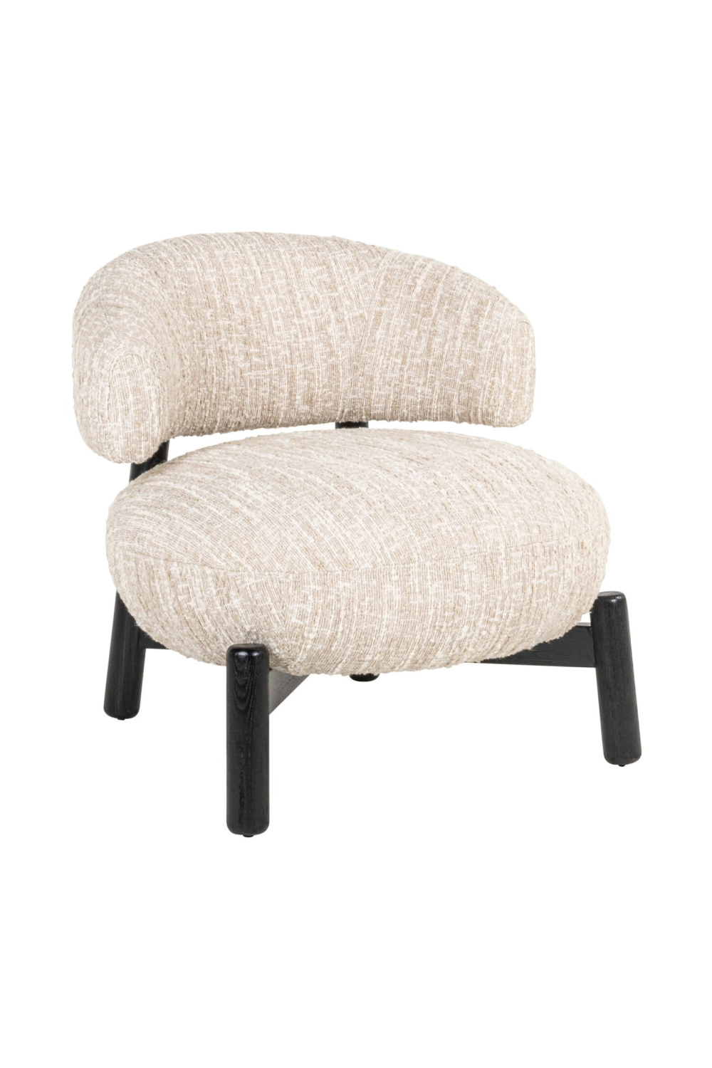 Beige Cushioned Lounge Chair | Richmond Interiors Ornella | Oroa.com