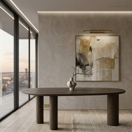   Wooden Organic-Shaped Dining Table | Oroa.com