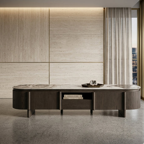   Brown Oak TV Cabinet | Oroa.com