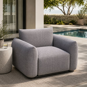  Modern European furniture - Chunky Outdoor Lounge Chair - www.oroa.com | Oroa.com